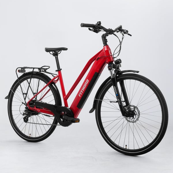 FitNord Ava 300 Elsykkel G2, rød 6