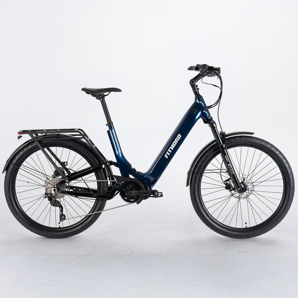 FitNord Ava 700FS NightSky Elsykkel, mørkeblå 1