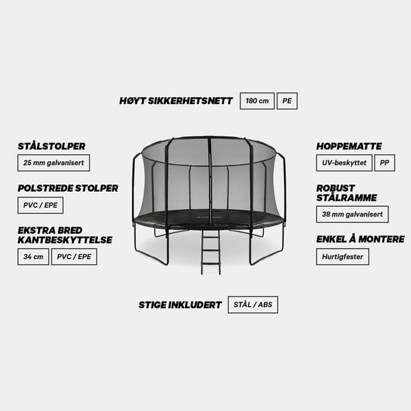 FitNord Bounce Trampoline 366 cm 11