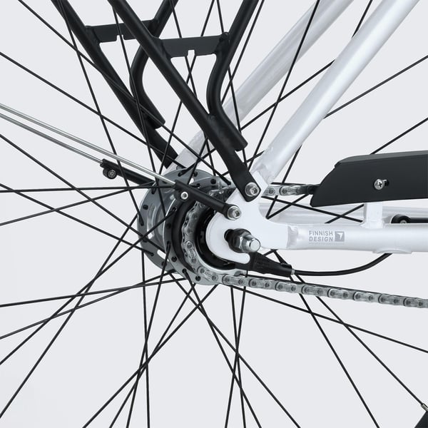 FitNord Classic 500 Elsykkel 2025, hvit 8