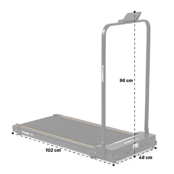 FitNord Go T5 Gåmølle / Walkingpad 7