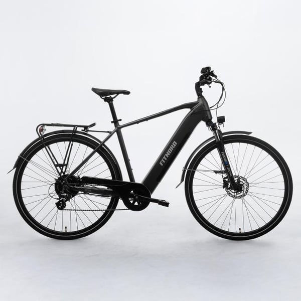 **DEMO**FitNord Venture 300 Elsykkel, svart, 720 Wh batteri)-Ramme 52 cm, hjul 28 tommer-Syklistens høyde: 165-185 cm 1