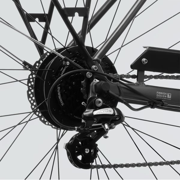 FitNord Venture 300 Elsykkel G2, svart 7