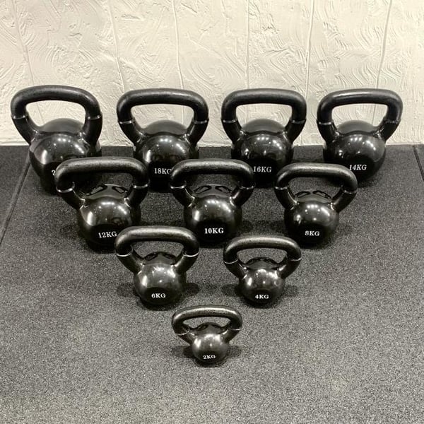 FitNord Vinylbelagt Kettlebell 2 kg G2 2