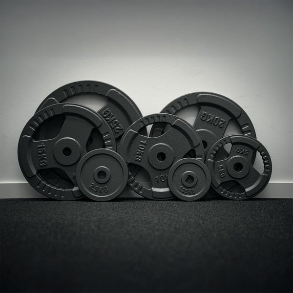 FitNord Vektskive 30 mm, Støpejern 2,5 kg 4