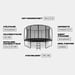 FitNord Bounce Trampoline 366 cm 11